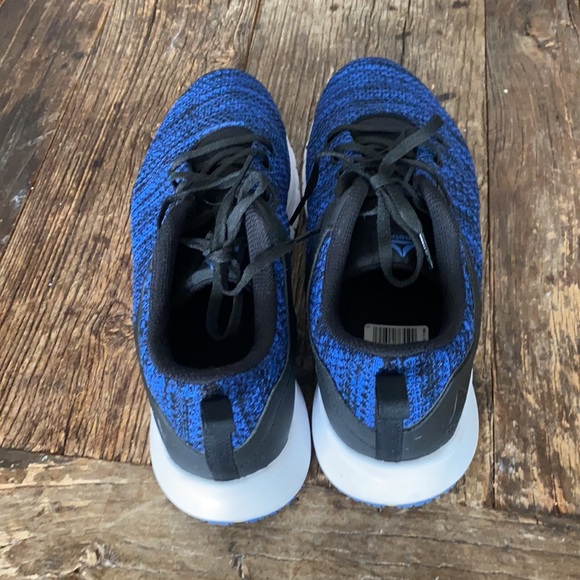 Reebok Print Lux Black Blue Sneakers - Picture 3 of 5